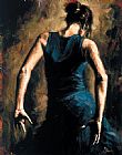 Fabian Perez Flamenco II painting